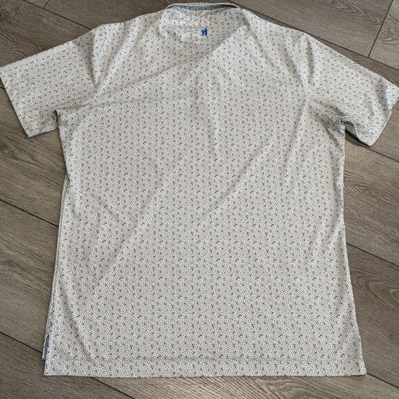 Johnnie O Golf Polo Mens Large Waste Management Open All Over Pattern Drinks - Picture 6 of 7